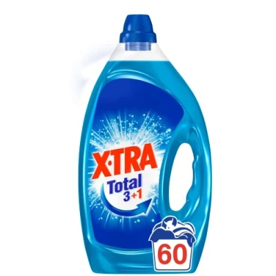 Imagen de XTRA Total Lessive Liquide Universelle Blanc et Couleur 60 Lavages (3L)