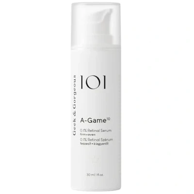 Imagen de Geek &amp; Gorgeous A Game 10 Serum de alta dosis con 0,1% Retinal, cuidado facial para pieles maduras y cansadas, todos los tipos piel, 30 ml