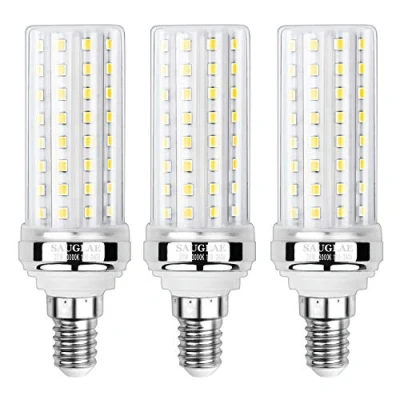 Imagen de SAUGLAE Bombillas LED de Maíz 20W, Incandescentes Equivalente 150W, Blanco Cálido 3000K, 2300 lm, Pequeño Tornillo Edison E14, 3 Piezas