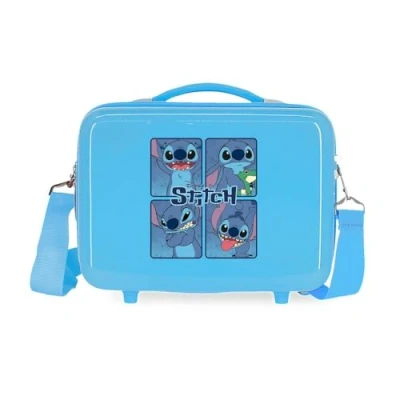 Imagen de Disney Fun Stitch Nececer Adaptable Azul 29x21x15 cms Rígido ABS 9,14L 0,8 kgs