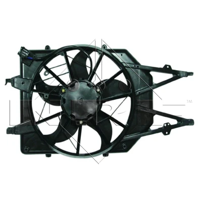 Imagen de NRF 47465 Ventilador de radiador 373 12 110 con bastidor (armazón) FORD: Focus Mk1 Hatchback