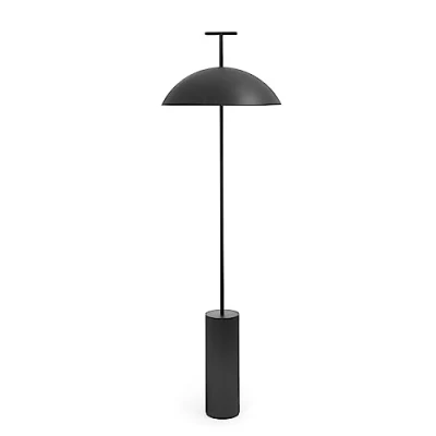 Imagen de Kartell Lámpara de Pie, 5 W, Negro, H 132 cm