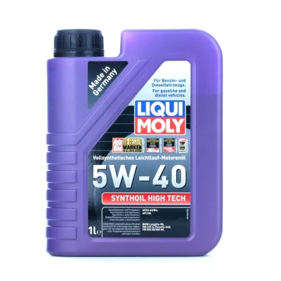 Imagen de Aceite de motor LIQUI MOLY SYNTHOIL HIGH TECH 5W40 1L