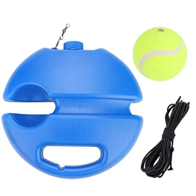 Imagen de ANGGREK Solo Tennis Trainer Rebounder Autoaprendizaje Base Baseboard Rebound Ball Training Tool