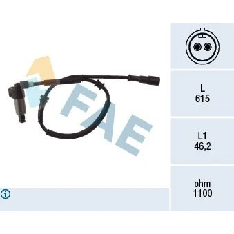 Imagen de Sensor, revoluciones de rueda FAE 78024