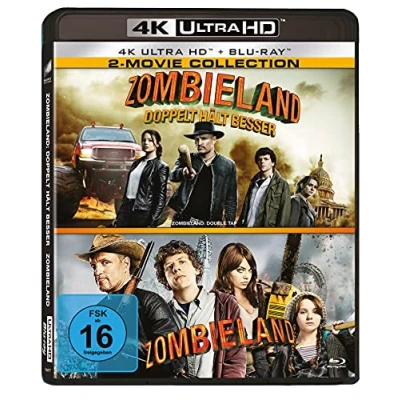 Imagen de Zombieland 1 &amp; 2 4 Disc Set (2 4K Ultra HD, BD, Limited Edition) exklusiv bei Amazon.de [Blu ray]