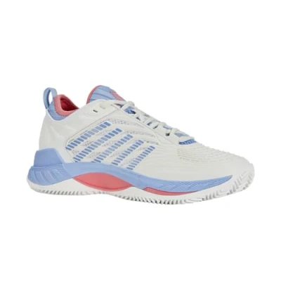 Imagen de K Swiss Hypercourt Supreme 2 HB, Tenis Shoe Mujer, Bright White Open Air Strawberry Ice, 38.5 EU