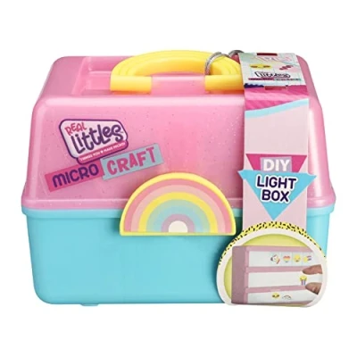 Imagen de Cefa Toys Real Littles Mini COFRES DE Actividades Caja LUZ, Color Azul y Morado (00257)