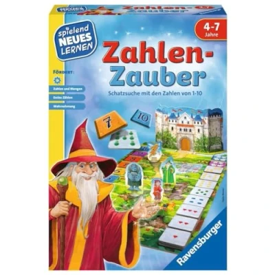 Imagen de Ravensburger 24964 Hechizo de números: Jugar y Aprender para niños, Juego Educativo niños a Partir 4 7 años, Jugando Nuevo Aprendizaje 2 Jugadores