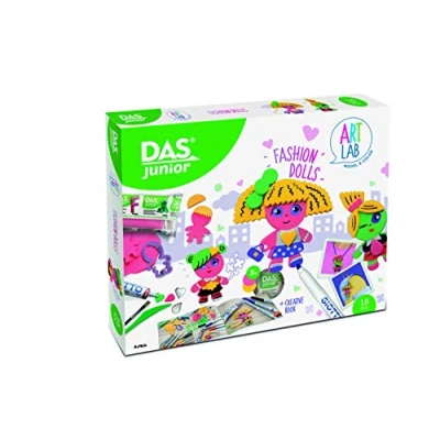 Imagen de DAS Junior, Set creativo de pasta para modelar que endurece al aire, Art Lab Fashion Dolls