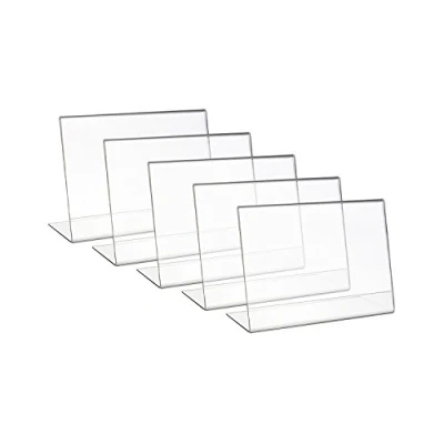 Imagen de HMF 46935 Soporte de Sobremesa Inclinado Acrílico 5 Piezas DIN A4 Apaisado Transparente