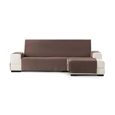 Imagen de Eysa Somme Protect Funda de sofá 100% Poliester, 7/marrón, Chaise longue 290 cm.