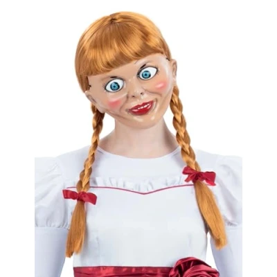 Imagen de Smiffys Peluca de Annabelle, Larga y trenzada con lazos