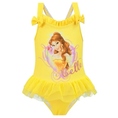Imagen de Disney Princesa Niñas la Bella y Bestia Traje de baño una Pieza Belle Amarillo 2 3 años
