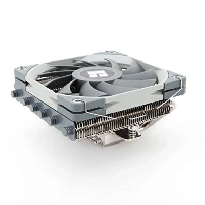 Imagen de Thermalright AXP120 X67 Enfriador de aire para CPU bajo perfil con ventilador vertical 120 mm TL C12015 PWM, 4 tubos calor, 67 altura, AMD AM4/Intel LGA