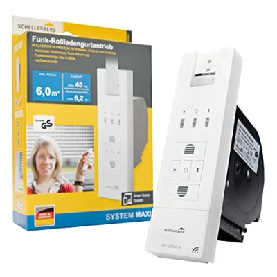 Imagen de Schellenberg 22767 Ventana de celosía, 70 W, 230 V, max. 6m² persiana plástico