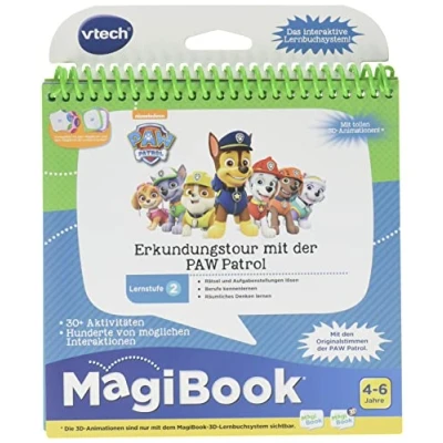 Imagen de VTech Lernstufe 2 Erkundungstour mit Der Paw Patrol MagiBook Educativo Libros de Aprendizaje, Multicolor (80 480204)