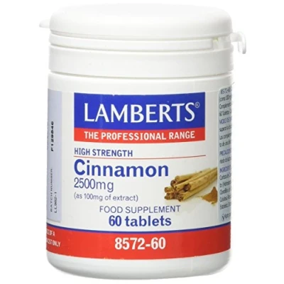 Imagen de Lamberts Canela 2500mg 60 Tabletas