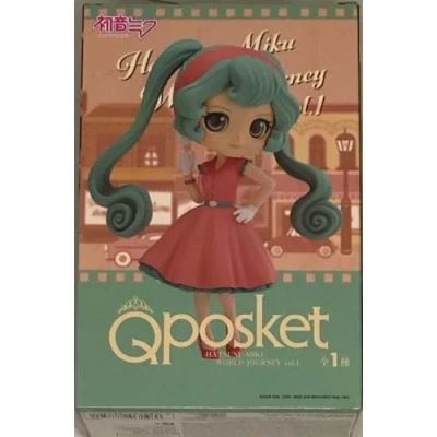 Imagen de Banpresto Figura Q Posket Hatsune Miku World Journey Vol.1 14cm BP88750P Multicolor