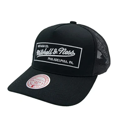 Imagen de Mitchell &amp; Ness Classic Trucker Snapback Caja con logo Own Brand, negro/blanco, negro blanco, Talla única