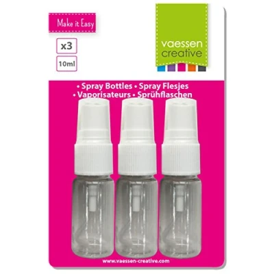 Imagen de Vaessen Creative Spray Bottles, Plastic, Transparent, 10 ml