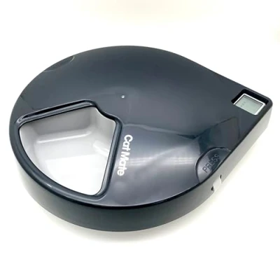 Imagen de Closer Pets C500 Comedero automático para mascotas de 5 cuencos con temporizador digital y paquetes hielo dobles, alimentos húmedos secos, hasta 330 g cada uno, ideal