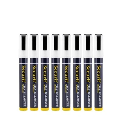 Imagen de Securit White Rotulador para pizarra con trazo medio, blanco