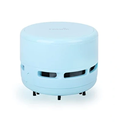 Imagen de FineInno Mini Aspiradora de Mesa Eléctrica,Crumb Vacuum Cleaner,Limpiador Polvo,Desktop Sweeper Handheld Cordless Cleaning,Aspirador Mano