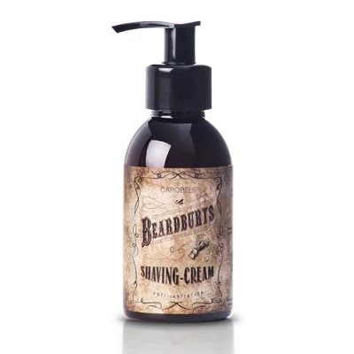 Imagen de Beardburys Shaving Cream Crema de Afeitar, Afeitado Pieles Sensibles, con Aloe Vera y Vitamina E. 150 ml