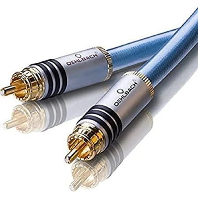 Imagen de Oehlbach Xxl Series 2 Rca Cool Silver Cables De Audio Y Video
