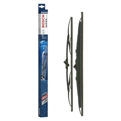 Imagen de Escobilla limpiaparabrisas Bosch Super Plus Spoiler SP22/22S, Longitud: 550mm/550mm − 1 juego para el parabrisas (frontal) Válidas únicamente vehículos con volante a la derecha (UK)