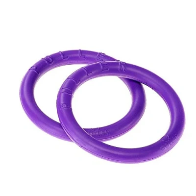 Imagen de Ferplast Juguete Perro, Anillo de Entrenamiento Perros para Masticar, Correr, Saltar, Disparar, Robusto, No Tóxico, Puller Micro, Juegos Pequeños y Cachorros, Juego 2 Anillos Fitness