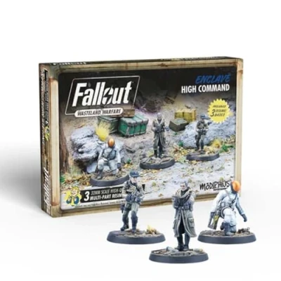 Imagen de Modiphius Entertainment Fallout Wasteland Warfare Enclave High Command Miniature Game, Multicolor (MUH051998)