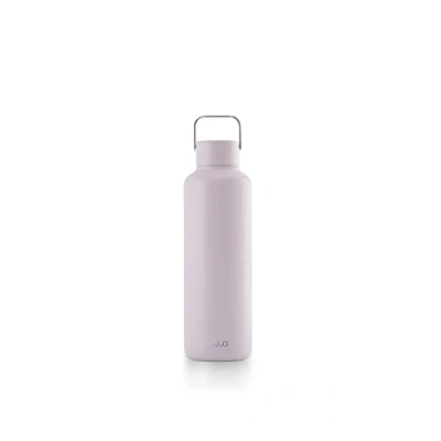 Imagen de EQUA Botella de agua aislada sin tiempo, doble pared, acero inoxidable, 24 horas frío o caliente hasta 12 horas, BPA, a prueba fugas, duradera, multifuncional (lila, 600 ml)