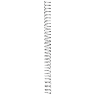 Imagen de Fellowes 100 espirales metálicas para encuadernar, Paso 5:1, 59 Agujeros, Plata, 22 mm