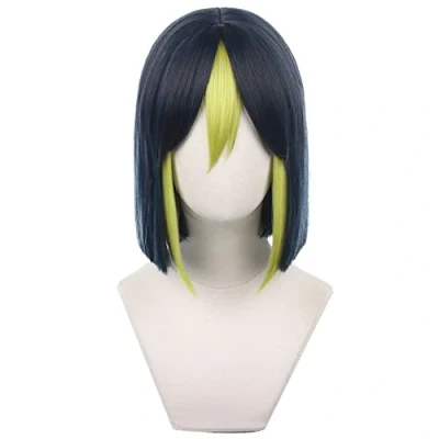 Imagen de HIROAKIYA Tighnari Wig, Genshin Impact Cosplay Wig with Cap, Length approx.30cm
