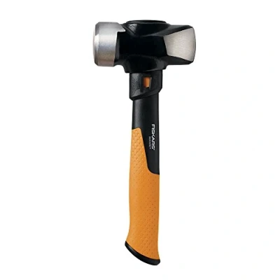 Imagen de Fiskars IsoCore 750910 1001 Martillo de palo 3 libras, 11 pulgadas, naranja/negro, importación EE. UU