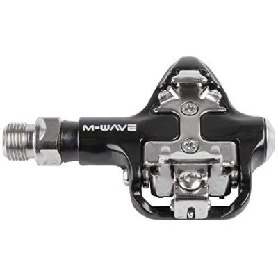 Imagen de M Wave Drag r2 Pedal de Clic para Bicicleta, Unisex Adulto, Negro, 96 x 72 mm