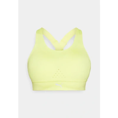 Imagen de Puma RUN BRA Sujetadores deportivos con sujeción media, Mujer, Talla: XL, Lemon sherbert