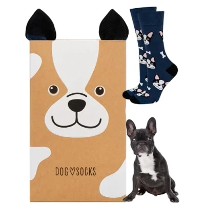 Imagen de soxo Gato Perro Calcetines Mujer Divertidos Regalos Para Hombre Originales Regalo 40 45
