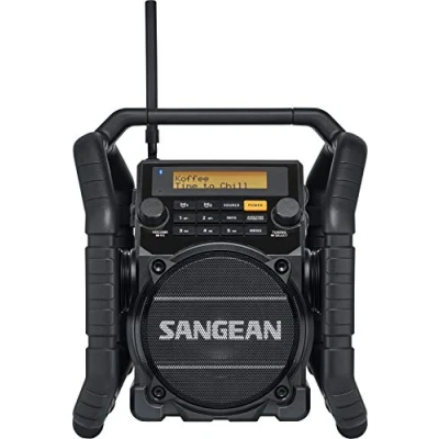 Imagen de Sangean U 5 DBT Black FM Am NFC Alarma USB APTX Waterproof BT
