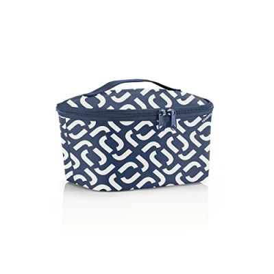 Imagen de reisenthel coolerbag S Pocket Bolsa térmica para Transportar Comida, Hecha de Botellas Pet recicladas, Llevar la Comida al Trabajo o Colegio, en Negro, Couleur:Signature Navy