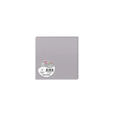 Imagen de Clairefontaine 11832C Paquete de 25 Sobres polen 13,5x13,5 cm 210g, gris