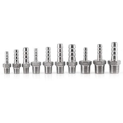 Imagen de 1 x Verbindungsst¨¹ck f¨¹r Schlauch, Barbel Adapter, Schwanz, aus Edelstahl, SS304, 1/8 Zoll 3/4 (1/2 10 mm)