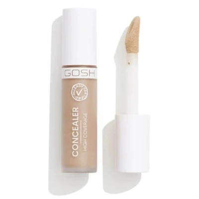 Imagen de GOSH corrector High Coverage 004 Natural I Alta Opacidad líquido para cubrir ojeras, enrojecimientos e impurezas pieles sensibles Durable &amp; Vegano Lápiz de espinillas