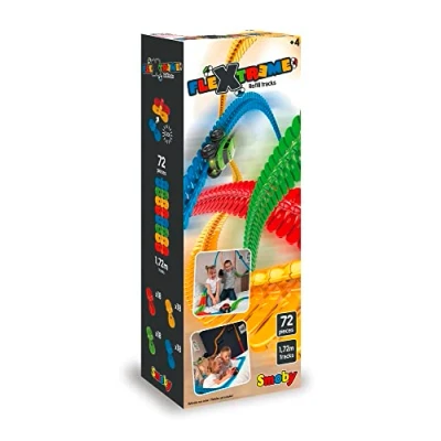 Imagen de Smoby FleXtreme Recarga pista 1 m72 de circuito coche adicional 72 pistas flexibles y modulares 180904