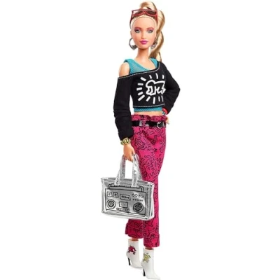 Imagen de Barbie Collector Muñeca diseñada por Keith Haring (Mattel FXD87)
