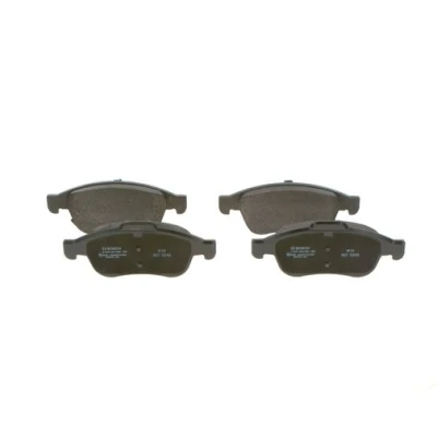 Imagen de BOSCH 0 986 494 826 Juego de pastillas freno Low Metallic con avisador acústico desgaste clip émbolo, Chapa antichirridos