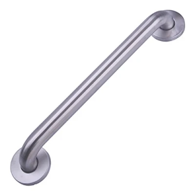Imagen de Amazon Basics Barra de seguridad resistente para baño, 0,41 m longitud, 0,03 diámetro, acero inoxidable