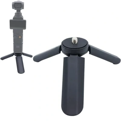 Imagen de Buziba Mini trípode para cámara de escritorio, soporte mesa DJI Osmo Pocket 3, estabilizador mango mano